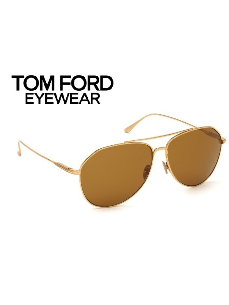 Nwt Tom Ford Men's Ft0747 Pilot Sunglasses Ft074730e - 62-13-140